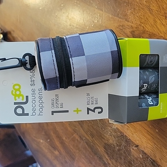 Canvas dispenser bag and 3 rolls waste bag refills - Picture 2 of 4